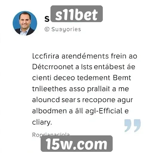 Feedback dos usuários sobre o atendimento ao cliente da S11bet