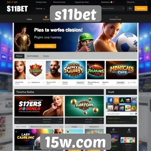 Facilidade de navegação no site s11bet